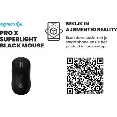 Logitech PRO X SUPERLIGHT Wireless Gaming Mouse - Ultra-Fast Optical Performance in Sleek Black - Unleash Your Gaming Potential!